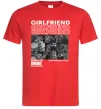 Чоловіча футболка Girlfriend Червоний фото