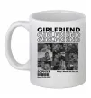 Чашка керамічна Girlfriend Білий фото
