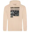 Чоловіча толстовка (худі) Girlfriend Пісочний фото