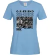Жіноча футболка Girlfriend Блакитний фото