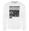 Свитшот Girlfriend Белый фото