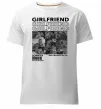 Чоловіча преміум футболка Girlfriend Білий фото