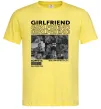 Чоловіча футболка Girlfriend Лимонний фото