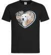 Чоловіча футболка I love my dog Чорний фото