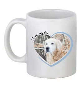 Чашка керамічна Only you колаж Білий фото