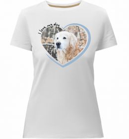 Жіноча преміум футболка I love my dog Жіноча преміум футболка I love my dog