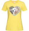 Жіноча футболка I love my dog Лимонний фото
