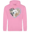 Чоловіча толстовка (худі) I love my dog Рожевий фото