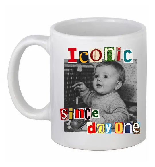 Чашка керамічна Iconic since day one Білий фото