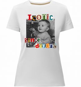 Жіноча преміум футболка Iconic since day one