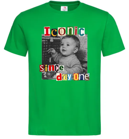 Чоловіча футболка Iconic since day one Зелений фото