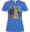 Жіноча футболка Iconic since day one Яскраво-синій фото