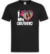 Чоловіча футболка I love my girlfriend photo Чорний Чоловіча футболка I love my girlfriend photo Чорний фото