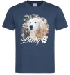 Чоловіча футболка Фото тваринки з ім'ям Темно-синій фото