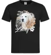 Чоловіча футболка Фото тваринки з ім'ям Чорний фото
