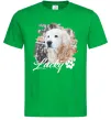 Чоловіча футболка Фото тваринки з ім'ям Зелений фото