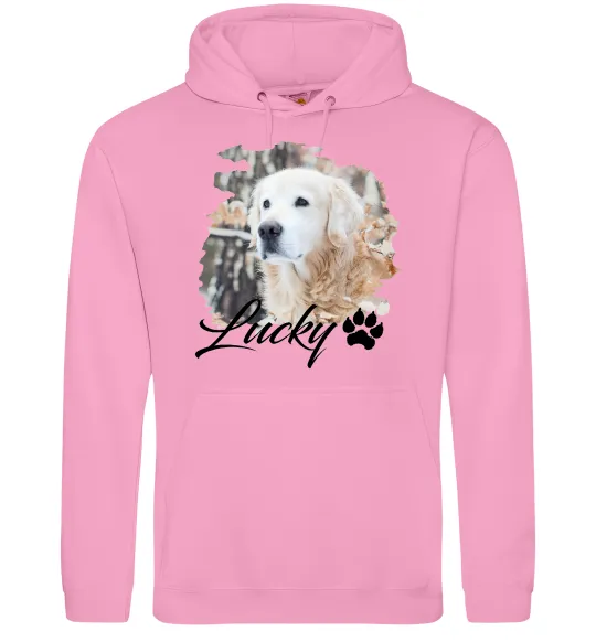 Чоловіча толстовка (худі) Фото тваринки з ім'ям Рожевий фото