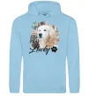 Жіноча толстовка (худі) Фото тваринки з ім'ям Блакитний фото