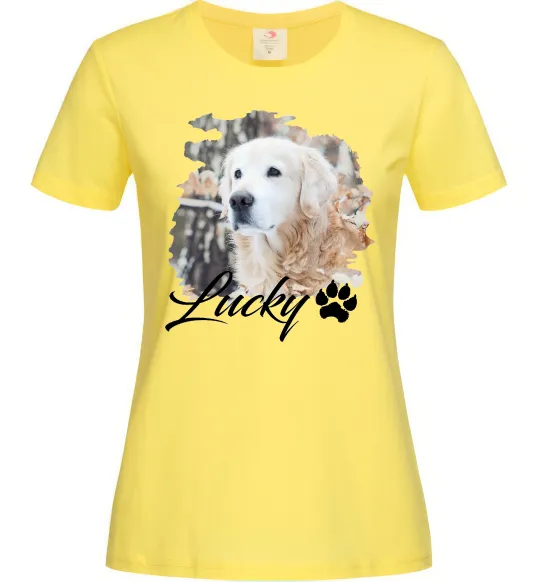 Жіноча футболка Фото тваринки з ім'ям Лимонний фото