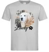 Чоловіча футболка Фото тваринки з ім'ям Сірий фото