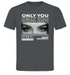 Чоловіча футболка Only you eyes Графіт фото