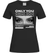 Жіноча футболка Only you eyes Чорний фото