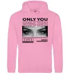 Чоловіча толстовка (худі) Only you eyes Рожевий фото