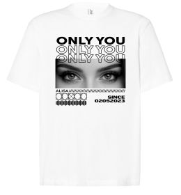 Футболка Оверсайз Only you eyes