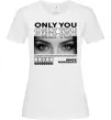 Жіноча футболка Only you eyes Білий фото
