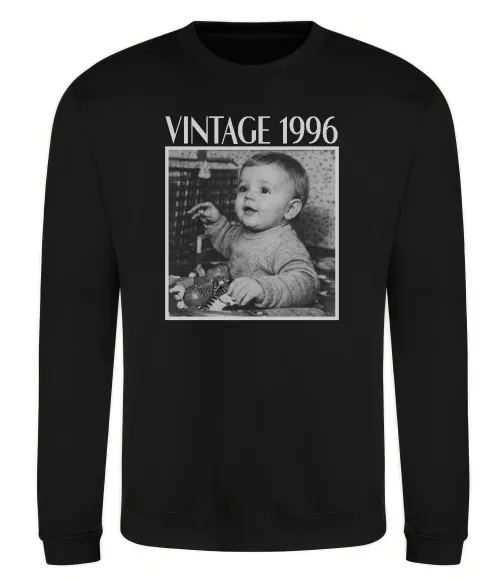 Свитшот Vintage Дитяче фото Черный фото