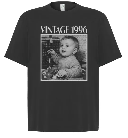 Футболка Оверсайз Vintage Дитяче фото Черный фото