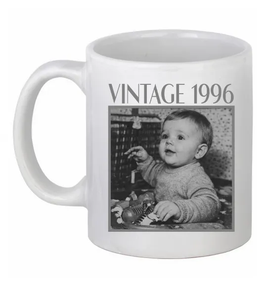 Чашка керамическая Vintage Дитяче фото Белый фото