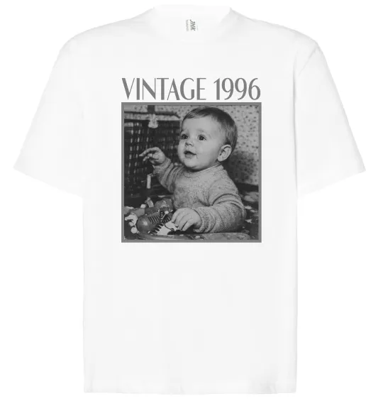 Футболка Оверсайз Vintage Дитяче фото Белый фото