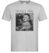Мужская футболка Vintage Дитяче фото Серый фото