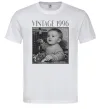 Мужская футболка Vintage Дитяче фото Белый фото