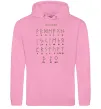 Мужская толстовка (худи) Viking runes Розовый фото