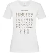 Женская футболка Viking runes Белый фото