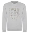 Світшот Viking runes Сірий меланж фото