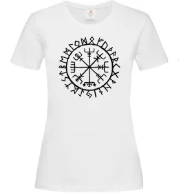 Женская футболка Вегвізир Белый фото