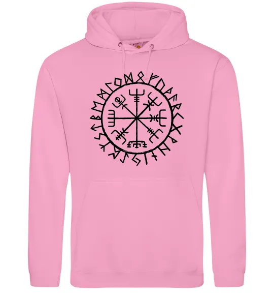 Мужская толстовка (худи) Вегвізир Розовый фото