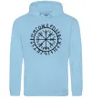 Мужская толстовка (худи) Вегвізир Голубой фото