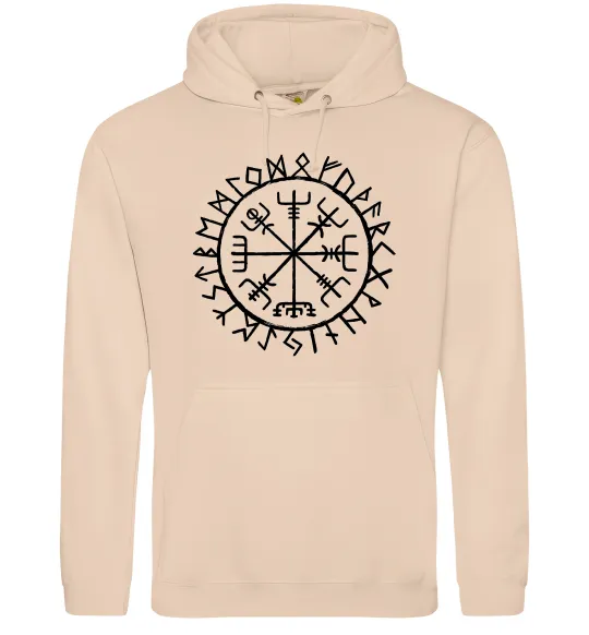 Жіноча толстовка (худі) Вегвізир Пісочний фото