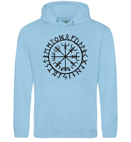 Жіноча толстовка (худі) Вегвізир Блакитний фото