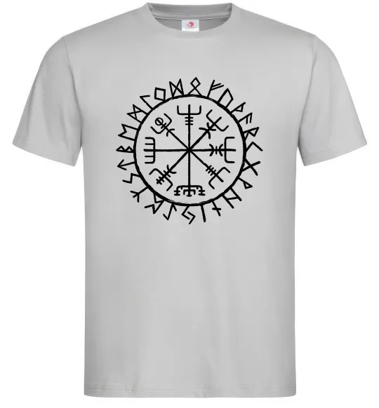 Мужская футболка Вегвізир Серый фото