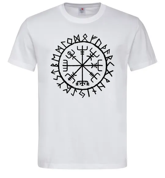 Мужская футболка Вегвізир Белый фото