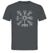 Чоловіча футболка Компас вікінгів Графіт фото