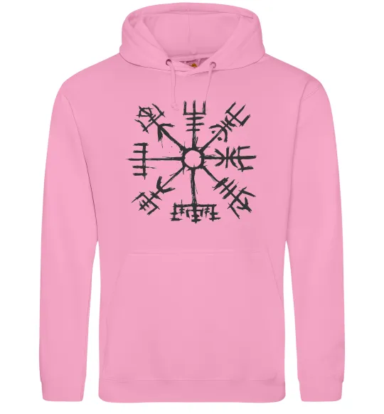 Жіноча толстовка (худі) Компас вікінгів Рожевий фото