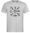 Чоловіча футболка Компас вікінгів Сірий фото