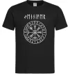 Чоловіча футболка Ваше ім’я в рунічному стилі Чорний фото