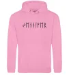 Мужская толстовка (худи) Персональні руни Розовый фото
